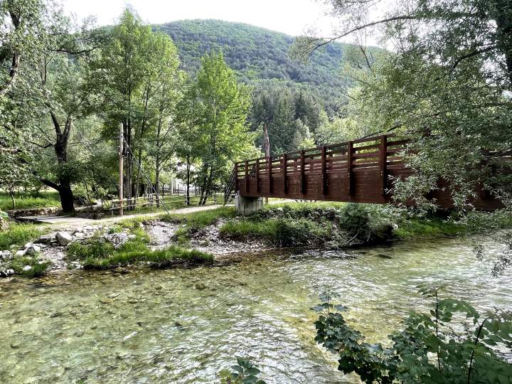 Natura selvaggia Parco Nazionale Abruzzo con fauna