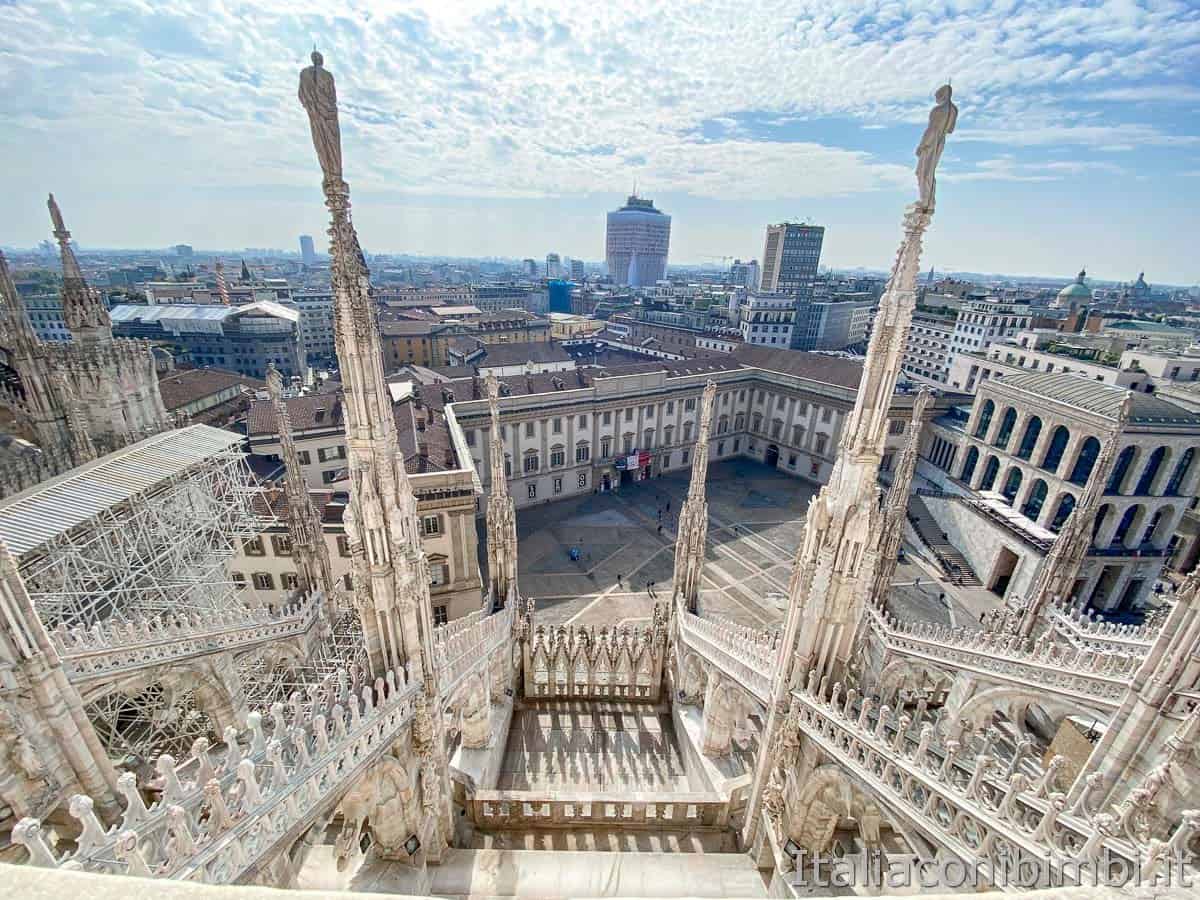 Vista dalle terrazze del Duomo