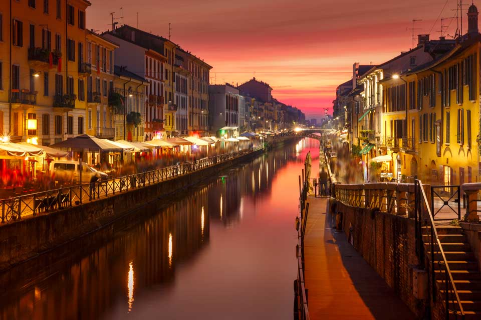Naviglio Grande sera